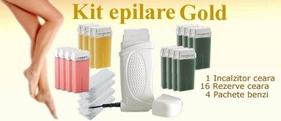 Imagine Kit 3 epilare Gold