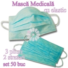 Imagine Masca medicala cu elastic 50buc - PRIMA
