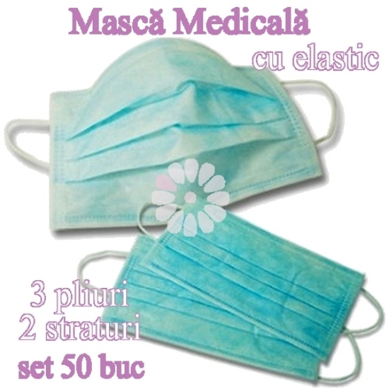 Imagine Masca medicala cu elastic 50buc - PRIMA