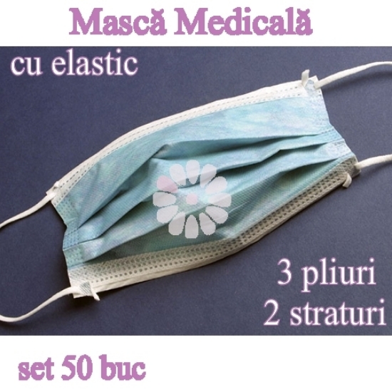Imagine Masca medicala cu elastic 50buc - PRIMA