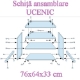 Imagine Ucenic cu roti pentru decantor culoare ALBA - Linea·PRO