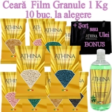 Imagine 10 Buc LA ALEGERE - Ceara FILM granule elastica 1kg - ATHINA + 1 Sort sau Ulei Gratuit