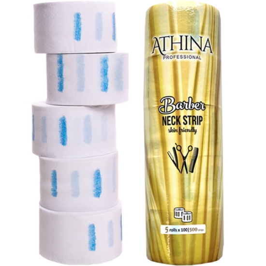 Imagine Guler de hartie pentru frizerie set 5role x 100benzi - ATHINA