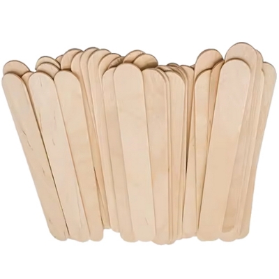 Spatule lemn Medii in cutie set 200buc - ATHINA