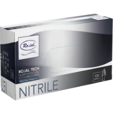 Imagine Manusi nitril Negre 100buc L - ROIAL TECH