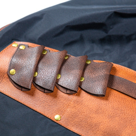 Imagine Apron piele - PRO BLACK -  BARBERTIME