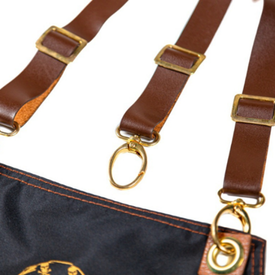 Imagine Apron piele - PRO BLACK -  BARBERTIME