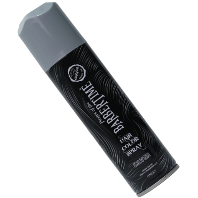 Spray de par colorat 150ml SILVER – BARBERTIME Spray de par colorat 150ml SILVER – BARBERTIME