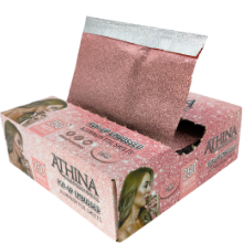 Imagine Folie aluminiu POP-UP Embosata 12,7 x 27,9cm ROZ 250buc - ATHINA