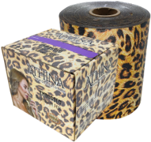 Imagine Folie aluminiu Embosata 12,7cm x 100metri ANIMAL PRINT cu cutter - ATHINA