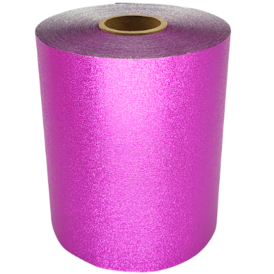 Folie aluminiu Embosata 12,7cm x 100metri MAGENTA cu cutter - ATHINA Folie aluminiu Embosata 12,7cm x 100metri MAGENTA cu cutter - ATHINA