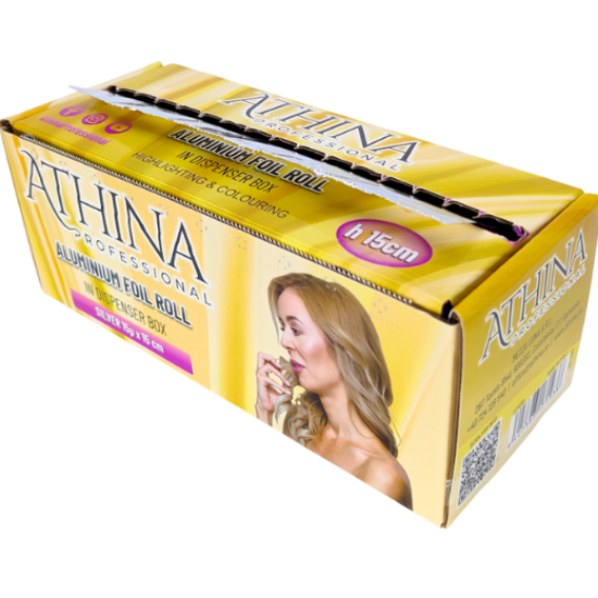 Imagine Folie aluminiu vopsit suvite 15cm x 100metri cu cutter - ATHINA 