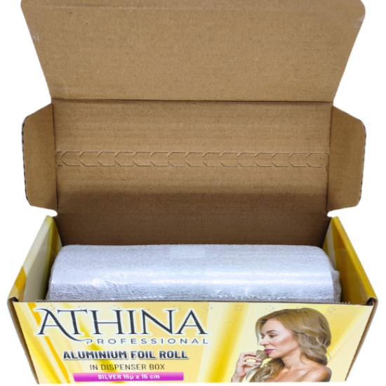 Imagine Folie aluminiu vopsit suvite 15cm x 100metri cu cutter - ATHINA 