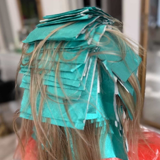 Imagine Folie aluminiu POP-UP Embosata 12,7 x 27,9cm TURQOUISE 250buc - ATHINA