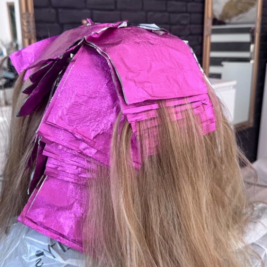 Imagine Folie aluminiu POP-UP Embosata 12,7 x 27,9cm MAGENTA 250buc - ATHINA