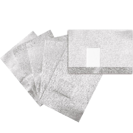 Imagine Servetele aluminiu indepartare oja semipermanenta 100buc - PREMIUM