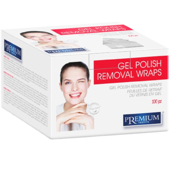 Imagine Servetele aluminiu indepartare oja semipermanenta 100buc - PREMIUM