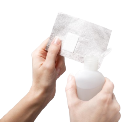 Servetele aluminiu indepartare oja semipermanenta 100buc - PREMIUM