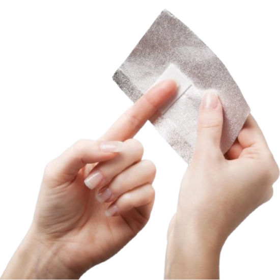 Imagine Servetele aluminiu indepartare oja semipermanenta 100buc - PREMIUM