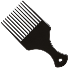 Imagine Pieptene frizerie/coafor -  PRECISION Black