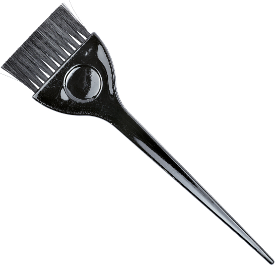 Imagine Pensula profesionala standard pentru vopsit - Oval Black - BASIC SALON