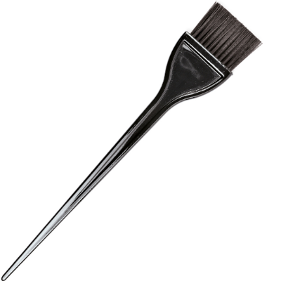 Pensula profesionala standard pentru vopsit - Narrow Black - BASIC SALON