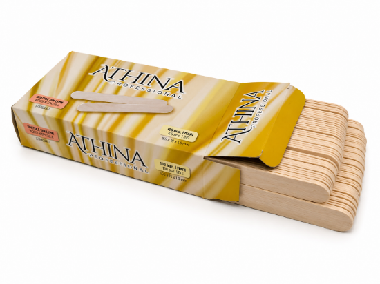 Imagine Spatule lemn Standard in cutie set 100buc - ATHINA