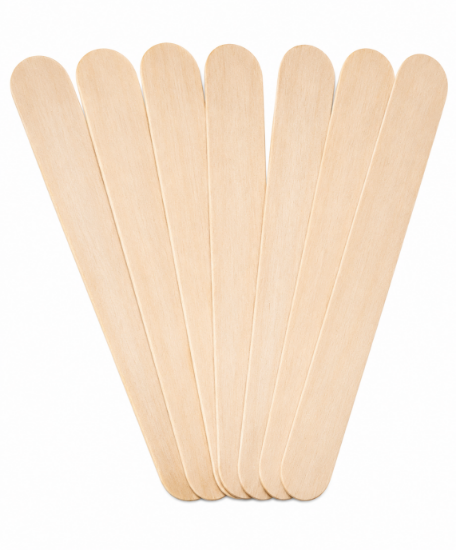 Imagine Spatule lemn Standard in cutie set 100buc - ATHINA