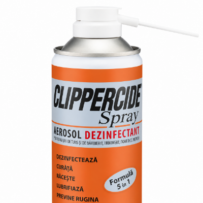 Spray dezinfectare si curatare masini de tuns 5 in 1 - 500 ml - CLIPPERCIDE
